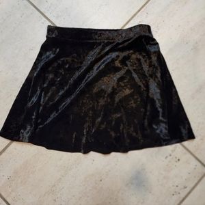 Forever 21 black faux fur skirt